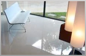 Poured Floors - Polished Concrete - Liquid Vinyl Comfort Floors 